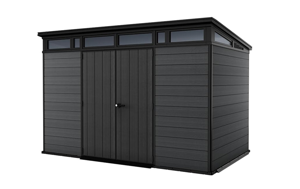 Keter Cortina 11x7 Garden Shed 342 x 218 x 226 cm, Grey
