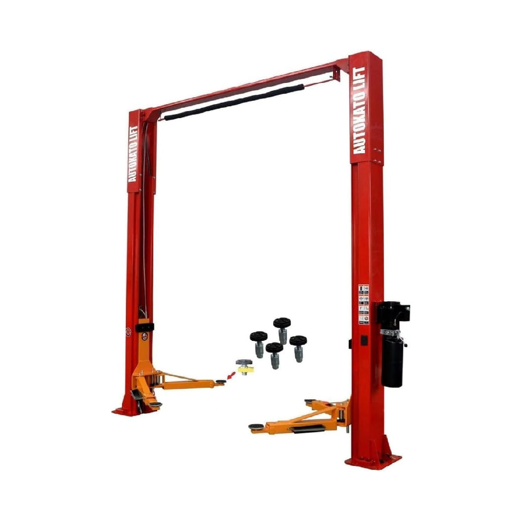 KT-M120L 12000lbs Two Post Lift Auto Lift 2 Post Car Lift Extra Height 167” / 4.235M Max Wide 151 Inch Truck Clear Floor Hoist CE Certified