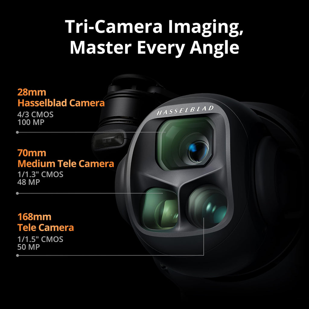 DJI Mavic 4 Pro Drone With DJI RC 2, Flagship Tri-Camera Drone