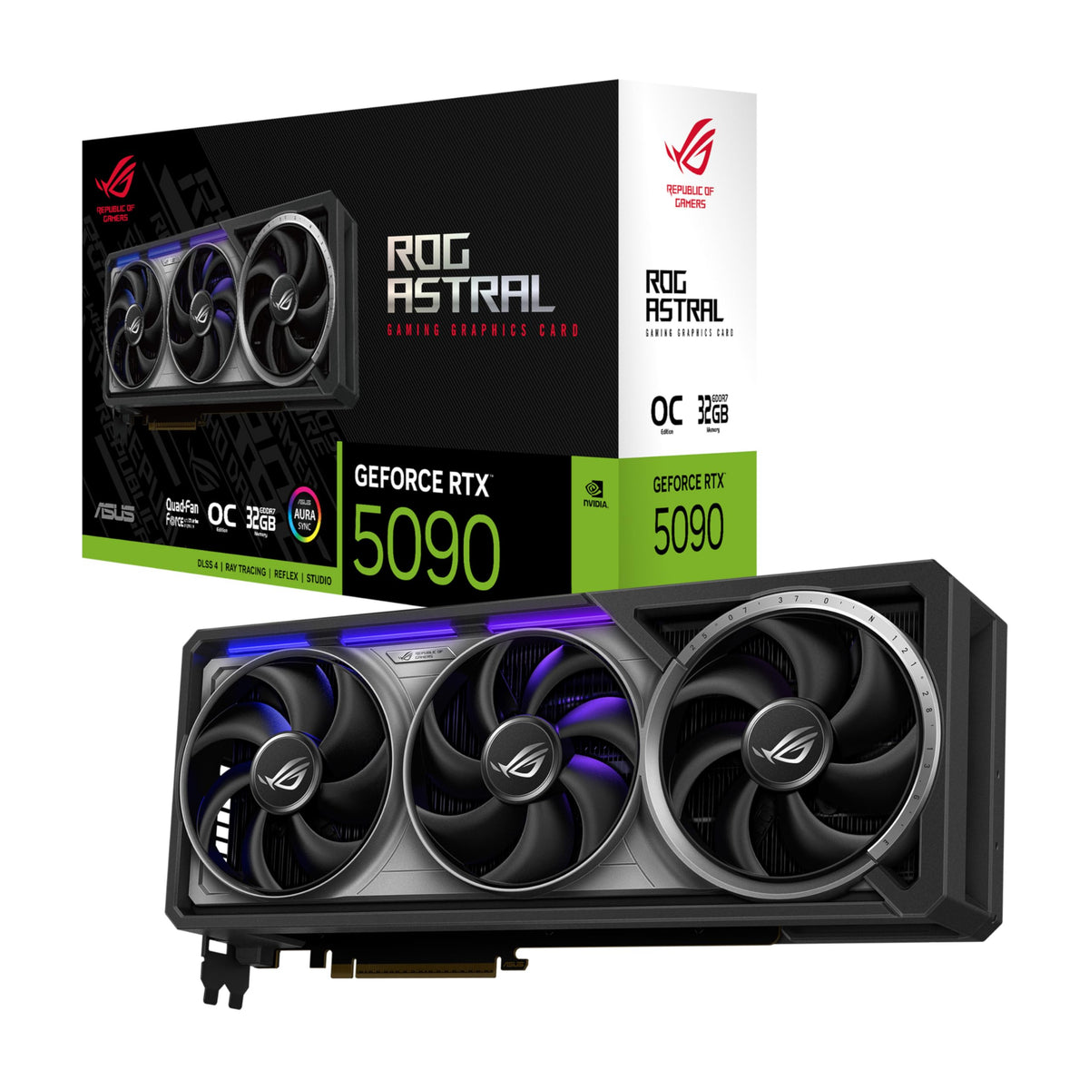 ASUS ROG Astral GeForce RTX 5090 32GB GDDR7 OC Edition Gaming Graphics Card