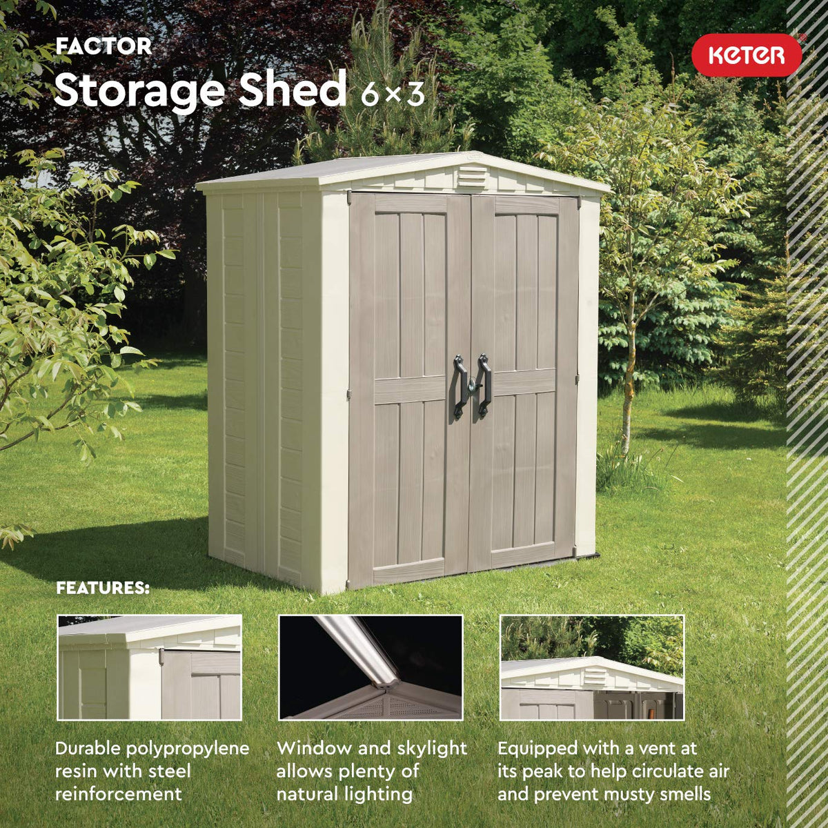 Keter Factor 6x3 Outdoor Storage