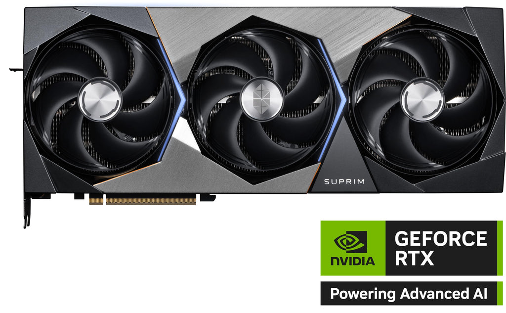 msi Gaming RTX 5080 16G SUPRIM SOC Graphics Card (16GB GDDR7, 256-bit, Extreme Performance: 2760 MHz, DisplayPort x 3 2.1a, HDMI 2.1b, NVIDIA Blackwell Architecture)