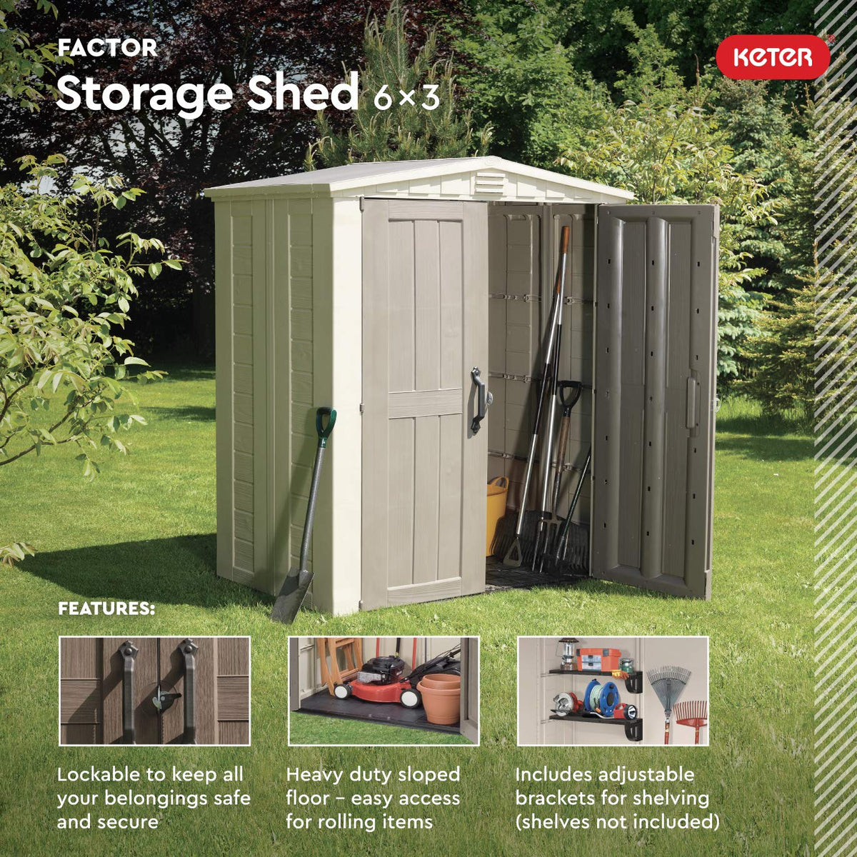 Keter Factor 6x3 Outdoor Storage