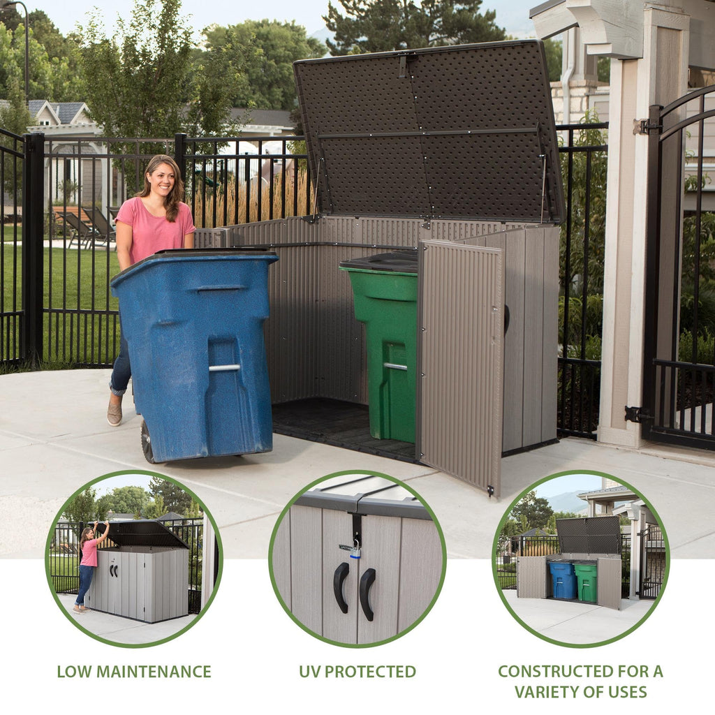 LIFETIME Horizontal Outdoor Storage Shed