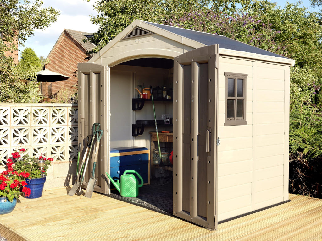 Keter Factor (8x6 ft) Large Resin Outdoor Storage