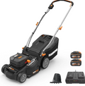 WORX Nitro 40V 16″ Cordless Lawn Mower w/Brushless Motor 2.0 & Intellicut