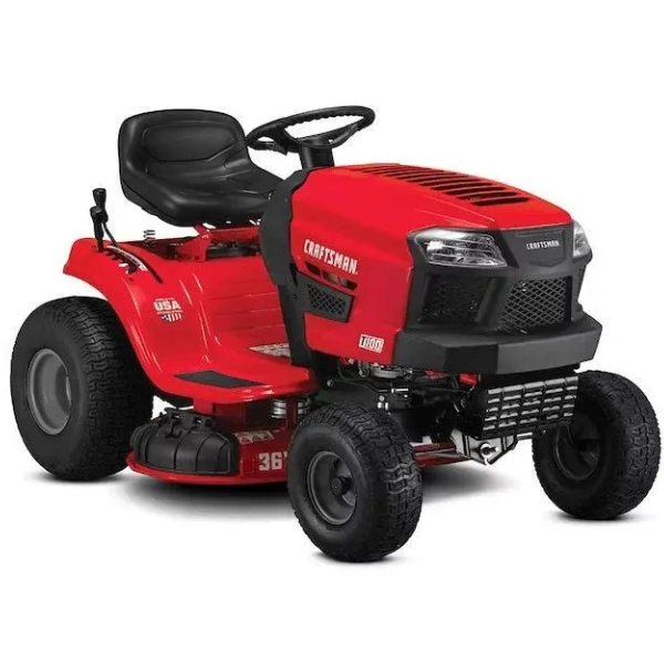 CRAFTSMAN T100 36-Inch 11.5 HP Gas Riding Lawn Mower Briggs & Stratton Engine Manual 7-Speed Transmission